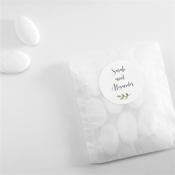 Aufkleber Hochzeit blättertanz - Vue 4