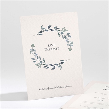 Save the Date Karte schöner glanz