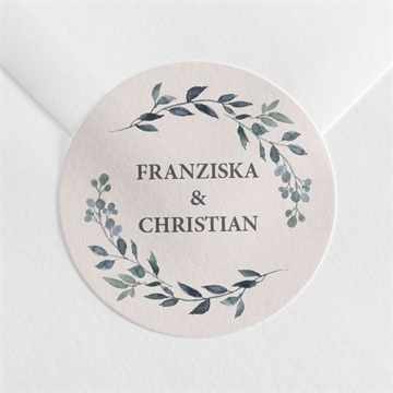 Aufkleber Hochzeit schöner glanz