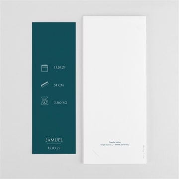 Geburtskarte collage - fotostreifen - vue 4