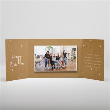 Weihnachtskarte verschneite wünsche - Vue 2