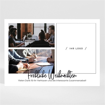 Weihnachtskarte magnetische fotocollage