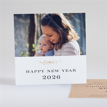 Weihnachtskarte kraft fürs neue jahr