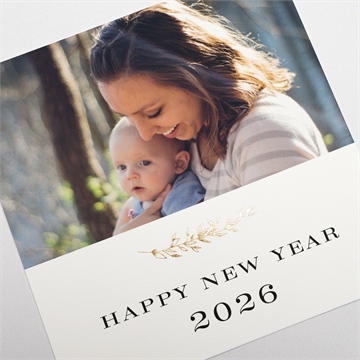 Weihnachtskarte kraft fürs neue jahr - vue 3