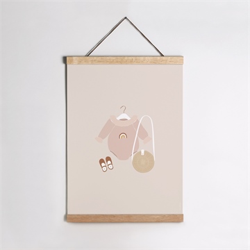 Geburtsposter kleine schühchen