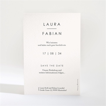 Save the Date Karte verbunden - Vue 2