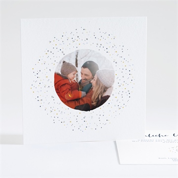 Weihnachtskarte silberne weihnacht