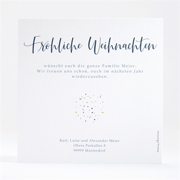 Weihnachtskarte silberne weihnacht - Vue 4