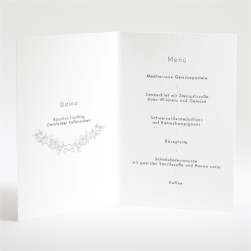 Menükarte Hochzeit festlichkeiten - Vue 2