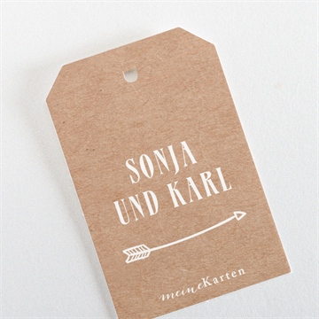 Geschenkanhänger Hochzeit myriade - Vue 3