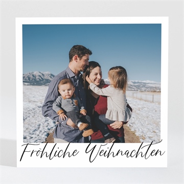 Weihnachtskarte foto-polaroid