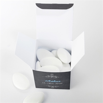 Geschenkbox Kommunion weizenähren blau - Vue 4