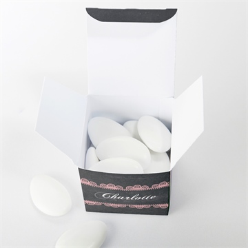 Geschenkbox Kommunion rosa taube - Vue 4