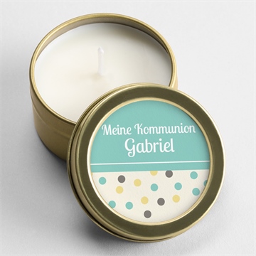 Kerze Kommunion kommunionskonfetti