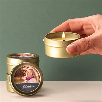 Kerze Kommunion rosa taube - vue 3