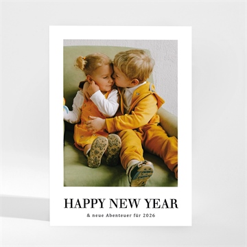 Weihnachtskarte glück und abenteuer