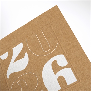 Weihnachtskarte neujahrswünsche kraftpapier - vue 2