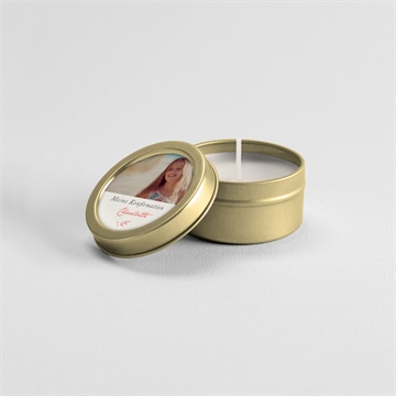 Kerze Konfirmation kupferblätter - Vue 3