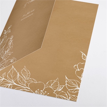 Kirchenheft Hochzeit weiße blüten - Vue 2