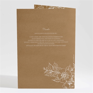 Kirchenheft Hochzeit weiße blüten - Vue 4