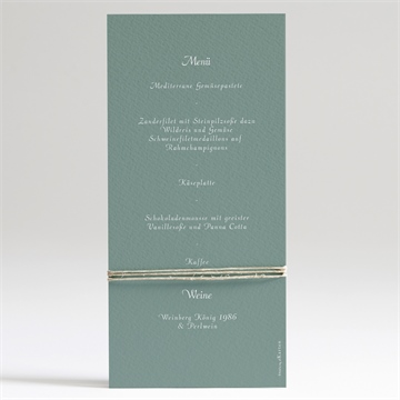 Menükarte Hochzeit blätterband - Vue 2