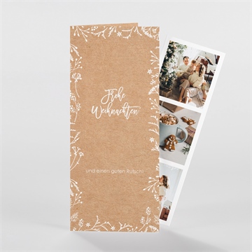 Weihnachtskarte schöne zweige