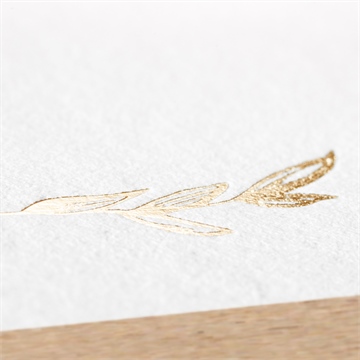 Einladung Konfirmation goldenes initial - Vue 5