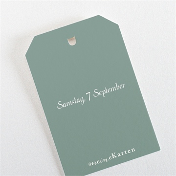 Geschenkanhänger Hochzeit blätterband - Vue 3