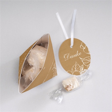 Geschenkbox Hochzeit weiße blüten - schachtel - Vue 3