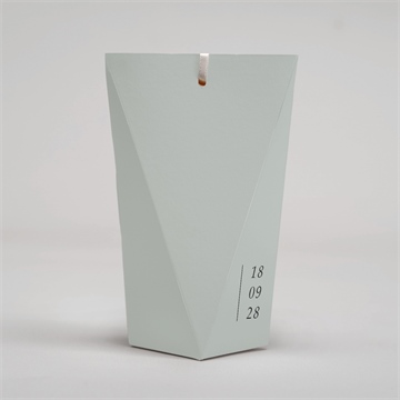 Geschenkbox Hochzeit lorbeergrün -  schachtel - Vue 4