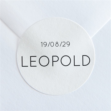 Sticker Geburt zarte silhouette