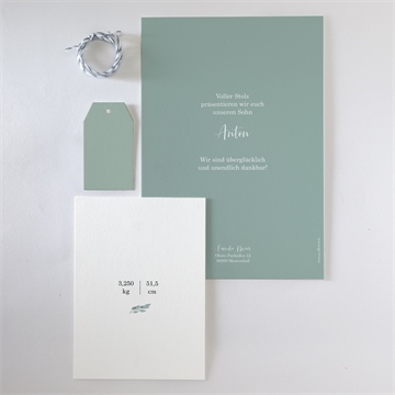 Geburtskarte boheme - Vue 6