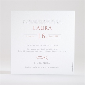 Einladung Konfirmation goldener ichthus - Vue 3