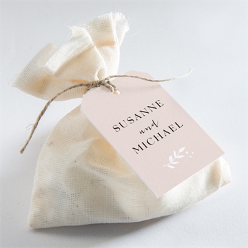 Geschenkanhänger Hochzeit reine eleganz - Vue 2