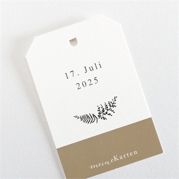 Geschenkanhänger Hochzeit verknüpft - Vue 3