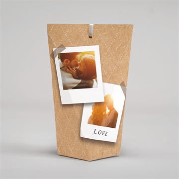 Geschenkbox Hochzeit fotoalbum - schachtel - Vue 4