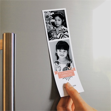 Andenken Kommunion fotoblock einladung - magnet - Vue 2