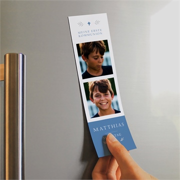 Andenken Kommunion vergiss mich nicht - magnet - Vue 2