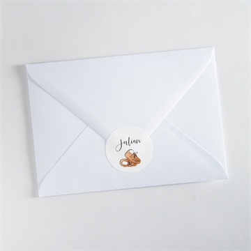 Sticker Geburt unsere schuhe - Vue 3