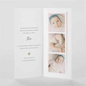 Geburtskarte präsentation - fotostreifen - Vue 2