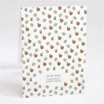 Geburtskarte präsentation - klappkarte - Vue 3