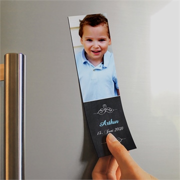 Andenken Kommunion weizenähren blau - magnet - Vue 2