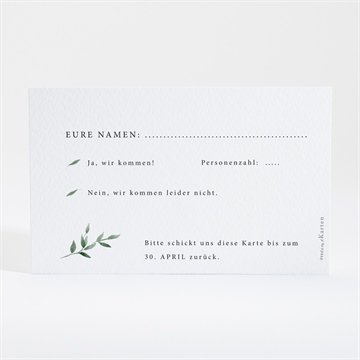 Antwortkarte Hochzeit so schick - Vue 2