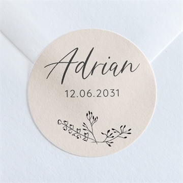 Sticker Geburt kleiner bär