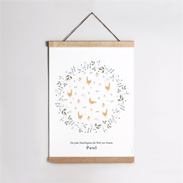 Geburtsposter waldtierchen