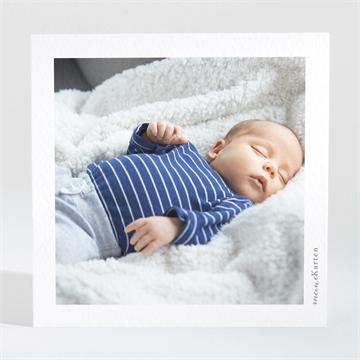 Dankeskarte Geburt schöner schläfer - Vue 2