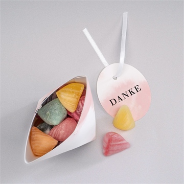 Geschenkbox Hochzeit schwarz und pastell schachtel - Vue 3