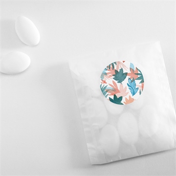 Sticker Geburt flower power - Vue 4