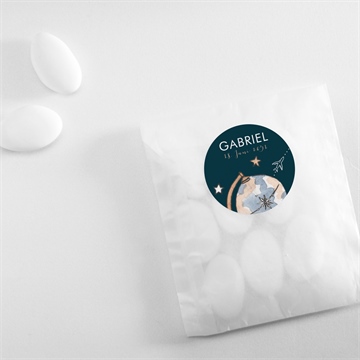 Sticker Geburt mein erster reisepass - Vue 4