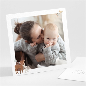 Dankeskarte Geburt kleine gefährten